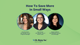 How to save more in small ways live event